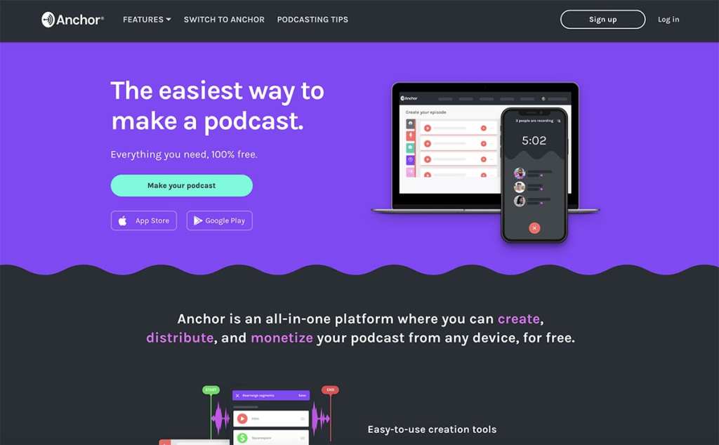 anchor podcast