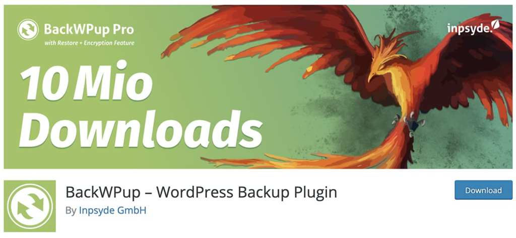 BackWPup – WordPress Backup Plugin