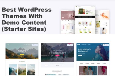 Best WordPress Themes With Demo Content