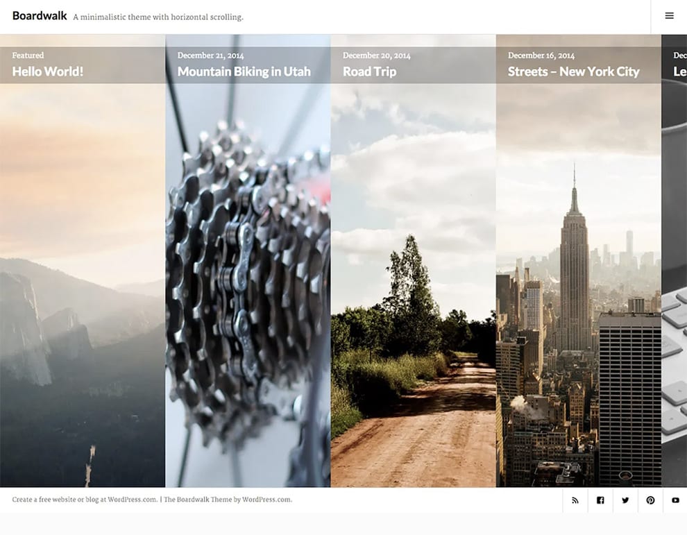 boardwalk WordPress theme free