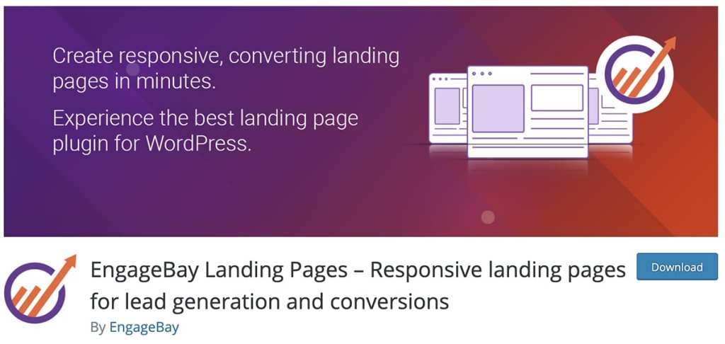 EngageBay Landing Pages – Responsive landing pages for lead generation and conversions