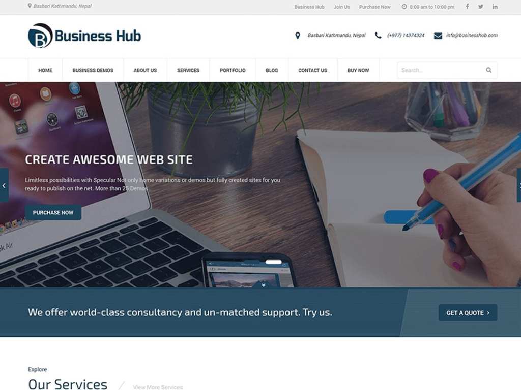 Best Free WordPress Business Themes