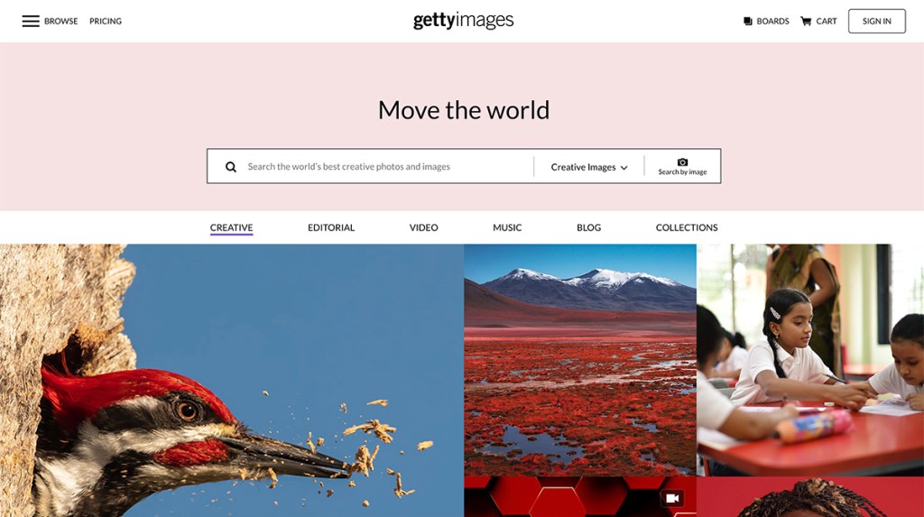 gettyimages the most popular place to sell online photos