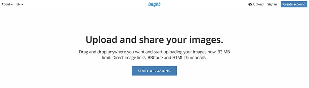 imgbb upload your images