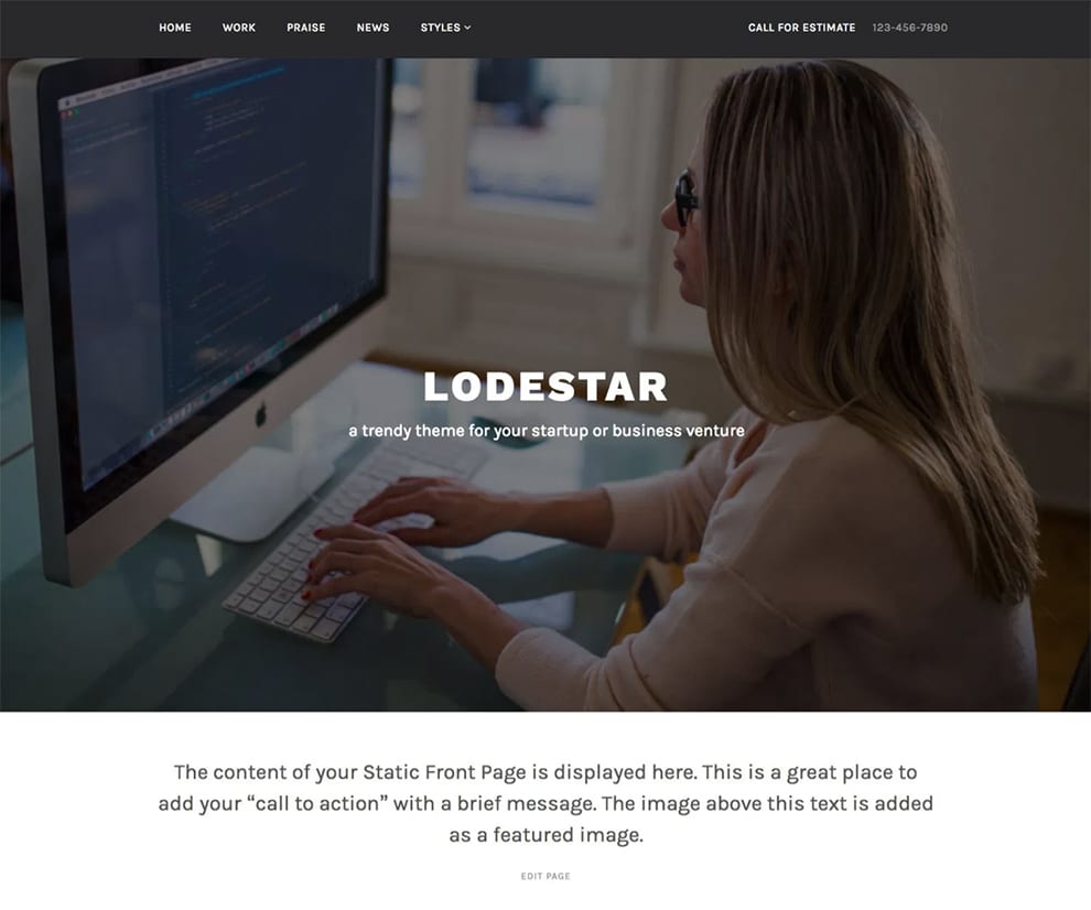 lodestar WordPress theme