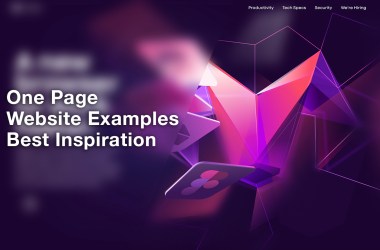 one page website examples best inspiration