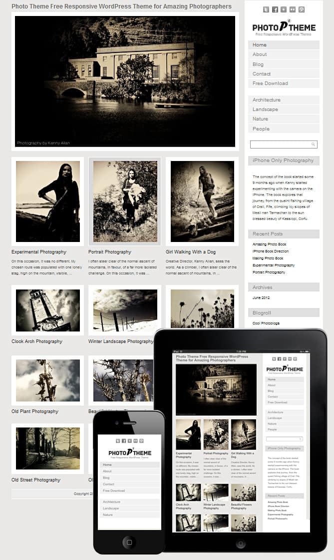 photo theme wordpress