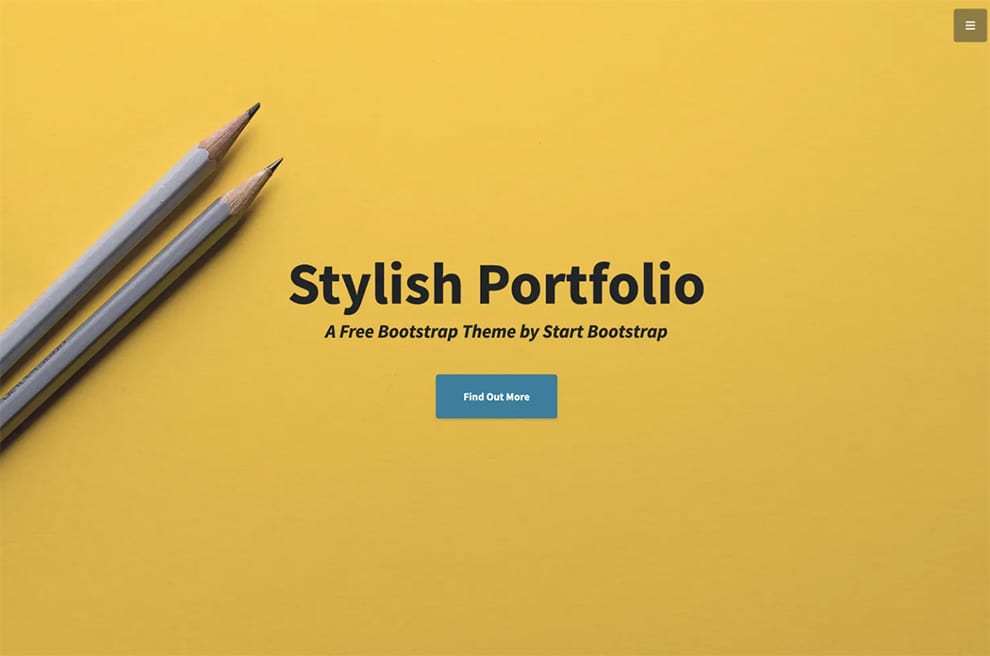 stylish portfolio free