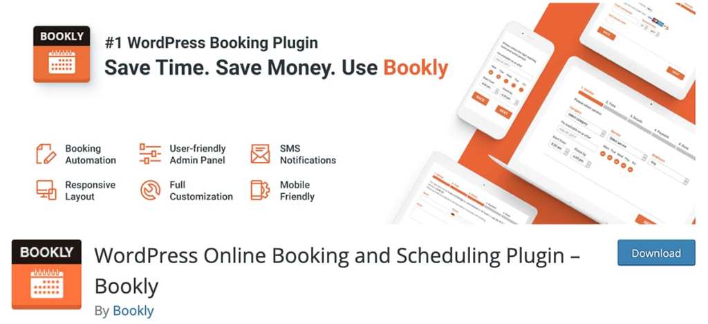 WordPress Online Booking and Scheduling Plugin – Bookly