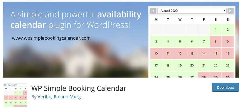 WP Simple Booking Calendar