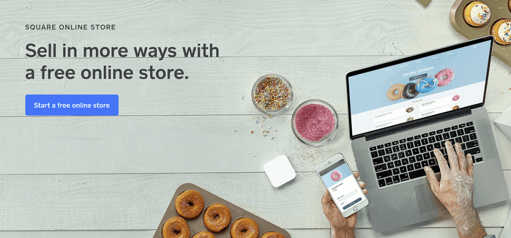 Square Sell Online platform Free