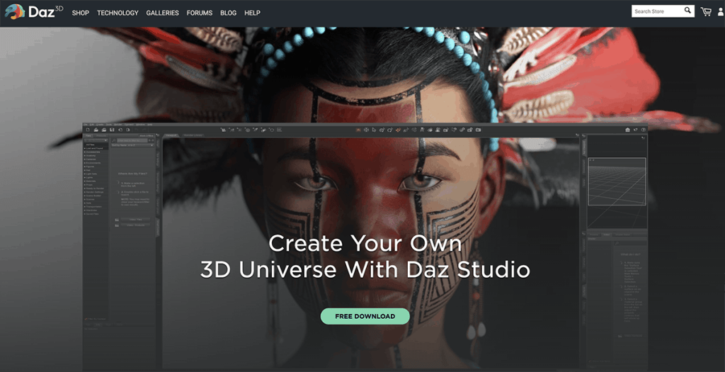 DAZ 3D Studio Software