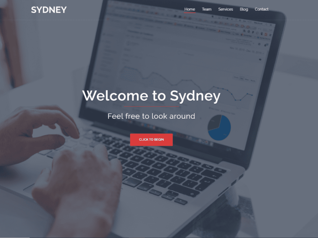 sydney free elementor theme