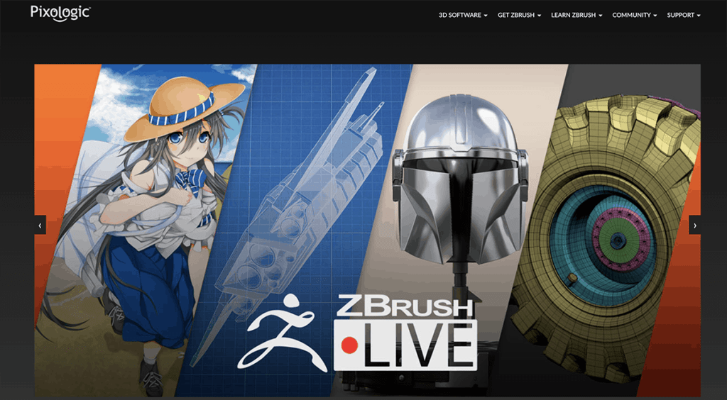 ZBrush 3d software